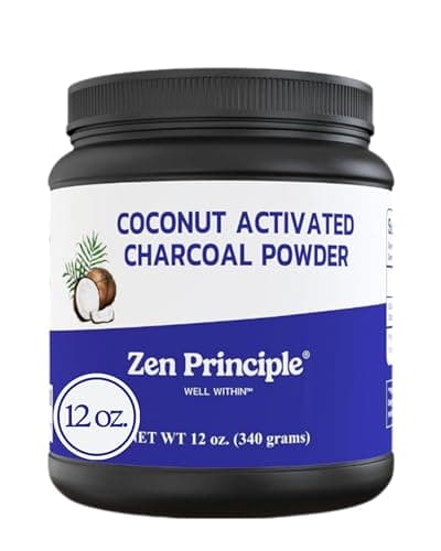Zen Principle Coconut Activated Charcoal Powder. Whitens Teeth, Rejuvenates Skin and Hair…