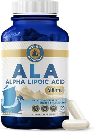 Vykee Nutrition Alpha Lipoic Acid 600mg Capsules