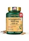 VAHDAM Ashwagandha 1800mg Root Extract