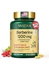 VAHDAM Berberine 97% HCL 1200mg — Glucose Metabolism (90ct)