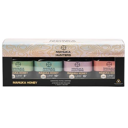 New Zealand Manuka Honey Mixed Gift Set 4-Pack UMF 5+,10+,15+,20+ (125g)