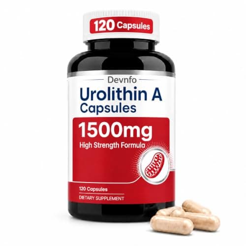 Urolithin A Supplement 1500mg, 120 veggie Capsules