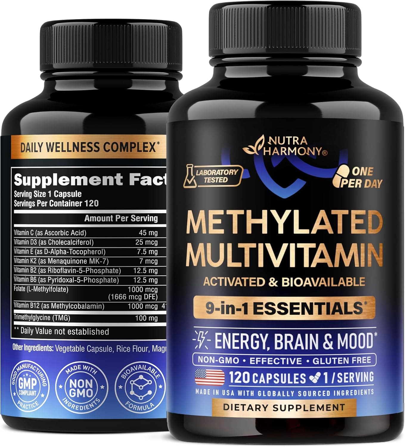 Methylated Multivitamin B-Complex with Methylfolate & B12