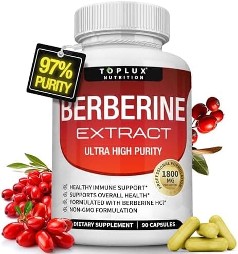 Berberine 1800mg — 97% HCL for Glucose Balance