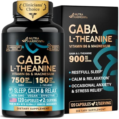 GABA L-Theanine Supplement 900 mg