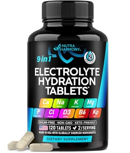 Electrolyte Tablets with Magnesium, Sodium, Potassium, Chloride