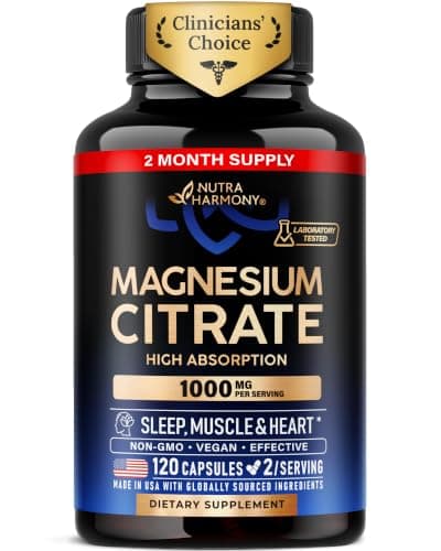 Magnesium Citrate Capsules 1000mg