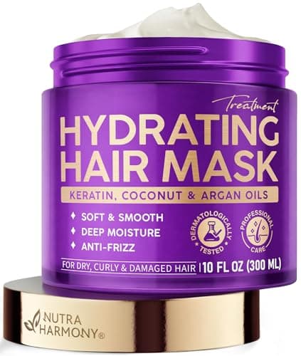 Hydrating Hair Mask for Dry, Damaged & Curly Hair