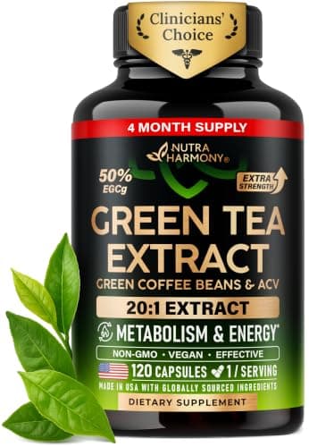 Green Tea Extract 20:1 + Green Coffee Bean & Apple Cider Vinegar