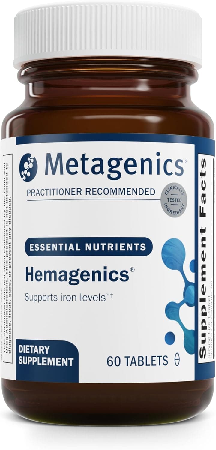 Metagenics Iron Supplement with B12, B6 & Folate